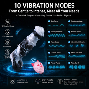 YOCY Monster Beast Dildo Sleeve, Anillo Vibrador con Control por APP Inteligente, Dildo Texturizado con Forma de Caballo para Estimulación, Juguetes Sexuales para Hombres al por Mayor OEM - Product Image 2