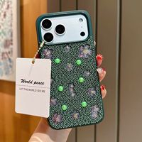 Coque de téléphone de luxe pour iPhone avec design de fleurs 3D DIY, adorable coque rose pour mobiles
