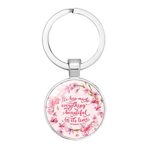 Cadeau idéal : Porte-clés chrétien <span class=keywords><strong>en</strong></span> métal avec verset biblique, fait main, <span class=keywords><strong>en</strong></span> <span class=keywords><strong>verre</strong></span>, citation biblique, bijou <span class=keywords><strong>de</strong></span> foi, breloque <span class=keywords><strong>de</strong></span> sac - Product Image 5