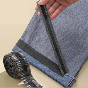 Cinta autoadhesiva para dobladillos, cinta de tela para trajes y pantalones, tela para coser, suministros de costura para el hogar - Product Image 5