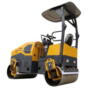 Mini-compacteur routier vibrant à double tambour de 3 tonnes avec moteur Changchai et transmission hydraulique - Product Image 3