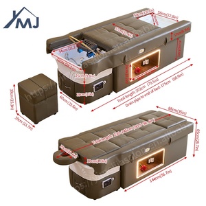 Japanischer Massage salon Elektrischer Wassertherapie-Pediküre-Stuhl und Shampoo-Kopf-Spa-Bett - Product Image 6