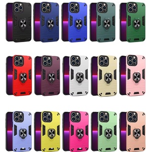 Haute qualité TPU + PC antichoc armure conception peinture à l'huile motif <span class=keywords><strong>coque</strong></span> dure téléphone couvre pour iPhone 12/13/14/15/16/17 Pro Max - Product Image 2