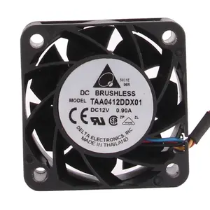 דלתא 24V 48V DC12V 0.90A EC AC 40X40X20MM 4020 4CM ארבעה-חוט PWM סופר אלימות חום פיזור TAA0412DDX01 קירור מאוורר