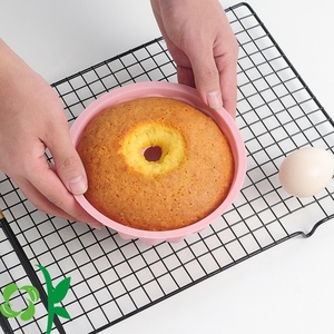 Oksilicone Silicone Silicone Baking Pan Không Dính 6 Inches Đa Tầng Thông Tư Nướng Bánh Khuôn Cho Pho Mát Bánh Smash Lớp Bánh - Product Image 6