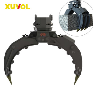 Double cylindre hydraulique XUVOL Diesel Powered Forest Tools Nouveau grappin <span class=keywords><strong>à</strong></span> bûches <span class=keywords><strong>à</strong></span> contrôle électronique - Product Image 1