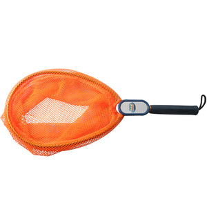 Red de pesca portátil ultraligera de malla estrecha, color naranja, 28x19cm, para pesca en arroyos, barcos y uso marino. - Product Image 1