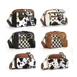 Sac à bandoulière en cuir PU pour femme, tendance mode, fermeture éclair durable, élégant, multifonctionnel - Product Image 2