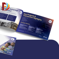 Brochure personnalisée en couleur, catalogue d'entreprise de la marque Fangda, prix bas, écologique, de bonne qualité, impression sur papier