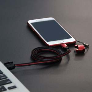 Câble de charge et de données USB portable à fixation rapide pour le cou, nouveau design, pour iPhone, Samsung, Xiaomi, Redmi, Motorola, <span class=keywords><strong>Lenovo</strong></span> - Product Image 6