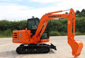 Mini-excavatrice CDM 6060W G4 LONKING de 5,8 tonnes, excavatrice sur chenilles hydraulique d'origine avec moteur et boîte de vitesses, matériel de construction chinois - Product Image 5