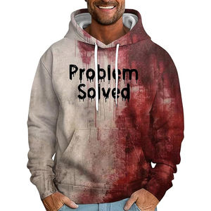 Pull Jacquard en coton à capuche personnalisé de haute qualité pour hommes - Product Image 1