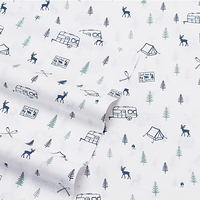 White Cartoon Tier Bettlaken Set 200 TC Kids Home Textilien 100% Baumwolle Bettwäsche-Sets