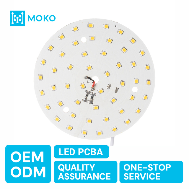 Customized Aluminum LED Downlight PCBA Assembly High Thermal Conductivity MCPCB Manufacturing One Stop Service