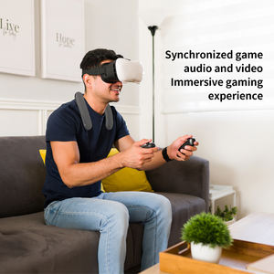 Kotak musik Gaming suara Stereo Super, untuk <span class=keywords><strong>Bluetooth</strong></span> 5.4, Speaker Neckband nirkabel, perangkat musik dapat dipakai untuk penggunaan komputer - Product Image 2