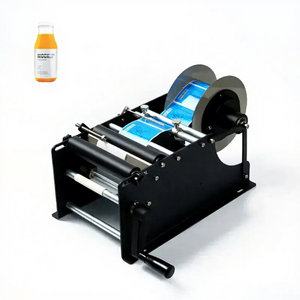 Portable Hand-Held Semi-Automatic Bottle Labeling Machine Electric Manual Driven for Beverage <b>Application</b> Sticker <b>Label</b> Printer - Product Image 1