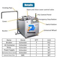 Distributeur automatique d'aérateur de gâteau continu équipement spécial pour pâtisserie boulangeries Machine gonflable farine eau fruits