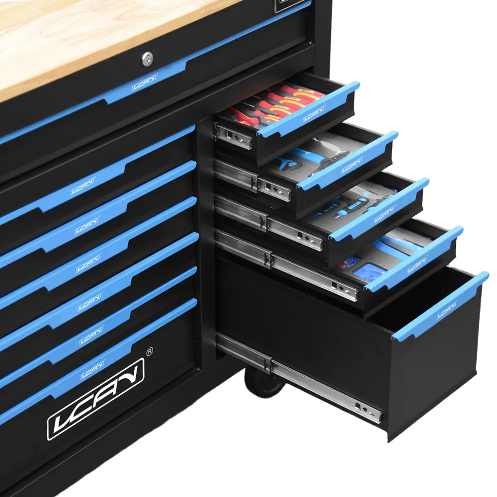 Factory Machine Repair Shop 12 Drawer Tool Cart Trolley Rolling Tool Cabinet Heavy Duty Workshop Tool Box on Wheels