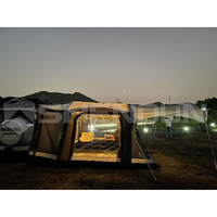 Carpa Inflable Impermeable SNDN para Acampar al Aire Libre, de Gran Espacio, Fácil de Instalar, Portátil, para 4-6 Personas, para las Cuatro Estaciones