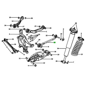 Barra de Acoplamiento Chrysler Pacifica 4766786AA, Pieza de Repuesto para el Sistema de Suspensión MacPherson - Product Image 4