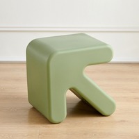 Tabouret épais en forme de flèche créative, style moderne minimaliste, banc à chaussures pour enfants, pour salon, usage domestique