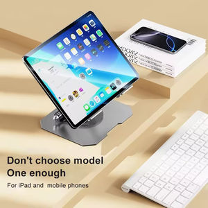 Ergonomic 360° Rotating Laptop Stand Notebook Adjustable Height Portable Metal Riser Cooling Foldable <b>Computer</b> Holder - Product Image 4