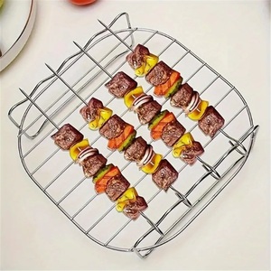 Stainless Steel Double Layer <b>Steamer</b> Rack With Handle For Gas And Induction Cooker - Product Image 3