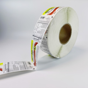 Wholesale Labels Roll Food Jars Cans Custom healthcare Proof Vinyl <strong>Plastic</strong> <strong>Printing</strong> Packaging Package Stickers - Product Image 5