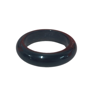 Anneau de massage en obsidienne naturelle, anneau d'acupression pour les doigts, outil de relaxation et de beauté - Product Image 1