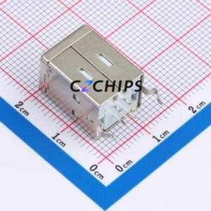 BX-TYPE-B-MZZ4P USB Connector Through hole Component (THT) Connector Type-B Female Through Hole 4P - Product Image 2