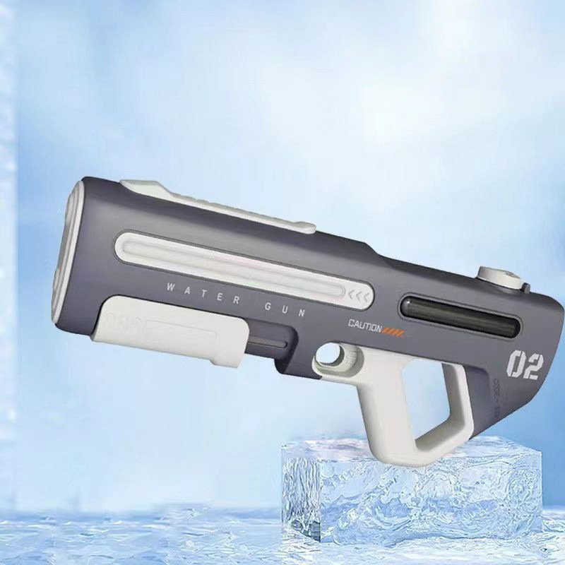 Electric water gun with self-priming
