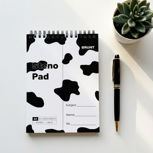 Blocco Note con Design a Motivo Mucco, Pagine Interne Staccabili, Quaderno per Studio, Diario, Mini Taccuino, Blocco per Appunti - Product Image 2