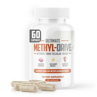 Capsules de complexe B méthylé OEM avec L-méthylfolate et méthylcobalamine pour l'énergie cellulaire, le soutien cognitif et le bien-être