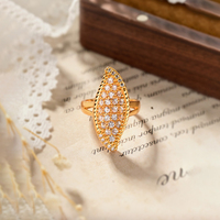 Anneaux de luxe personnalisés pour femmes de Dubaï, en or 18 carats, en forme de feuille, avec diamants, fabriqués par des fabricants de bijoux, Anneaux Anello CZ Anillos