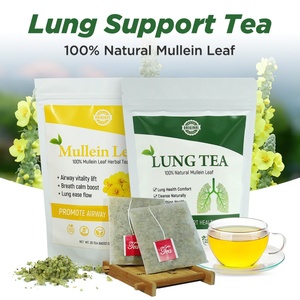 Thé pour les poumons à la marque privée Chinaherbs pour les fumeurs, extrait de feuilles de molène, nettoie naturellement la respiration, santé pulmonaire, thé aux herbes pour nettoyer les poumons - Product Image 2