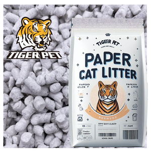 Niet-klonterende, biologisch afbreekbare papieren kattenbakvulling, zacht voor de poten, zeer absorberend & veilig voor kittens - Product Image 1