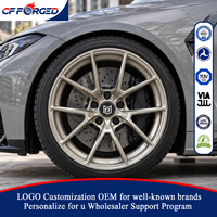 Vente flash - Jantes de voiture forgées monobloc concaves légères en or champagne 19x9.5 20x10.5 5x112 pour BMW M3 G80 M4