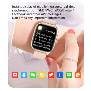 สมาร์ทวอทช์ 2.01 นิ้ว TFT 285x240 รองรับการโทรผ่านบลูทูธ GPS NFC วั<span class=keywords><strong>ด</strong></span>อัตราการเต้นของหัวใจ ตรวจจับการนอนหลับ กันน้ำ IP65 สายรัดข้อมือฟิตเนส SOS ชาร์จแม่เหล็ก - Product Image 3