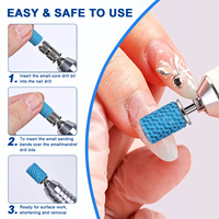 Bandes de ponçage céramiques 60/100/150 grains, élimination rapide, anti-colmatage, idéales pour le gel dur et l'acrylique, usage professionnel en salon