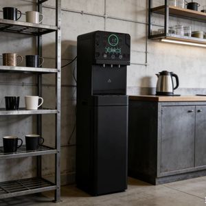Purificateur d'eau avancé avec technologie de filtration efficace, distributeur d'eau chaude et froide à chargement par le bas, en plastique, pour usage domestique, 3 robinets - Product Image 1
