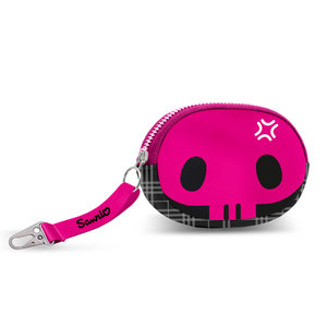 Karactermania Monedero con diseño de calavera de Hello Kitty y Kuromi, negro - Product Image 1