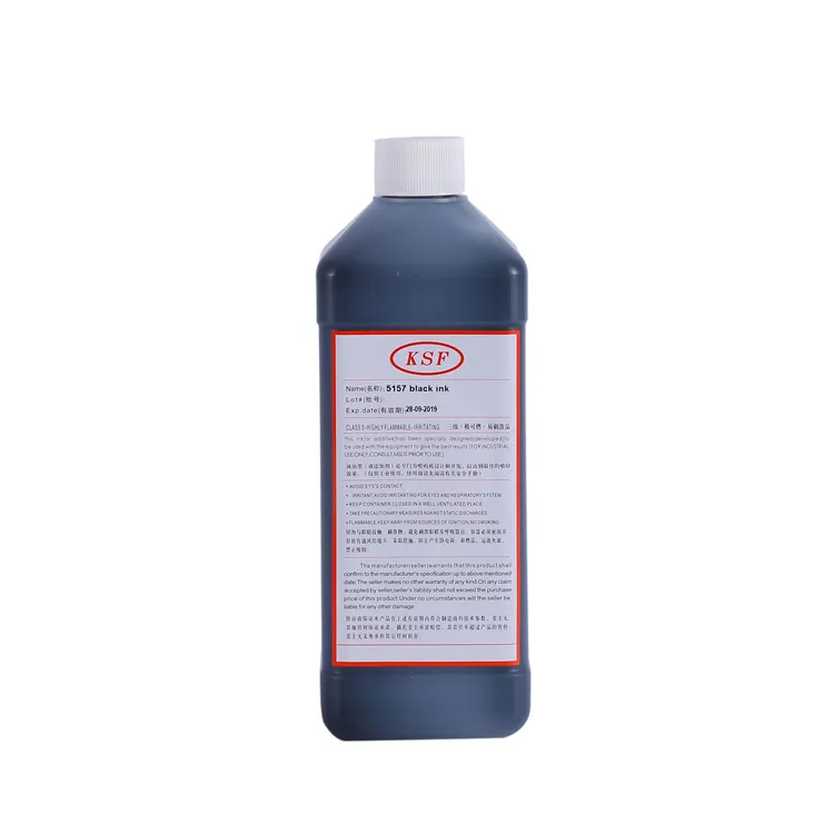 Hot Jual 1000 Ml Alternatif Inkjet Printer Imaje 5157 Black Ink untuk Markem-Imaje Inkjet Printer