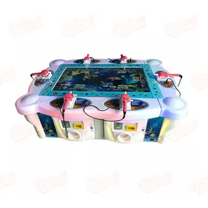 Wholesale high quality 6 play kids fishing table game machine class fishing table game skill games