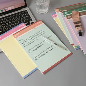 Papelería Personalizada, Bloc de Notas de Papel Offset de Hojas Sueltas Coloridas, Bloc de Notas Promocional con Logotipo Personalizado, Bloc de Notas con Rayas para Uso en Oficina - Product Image 2