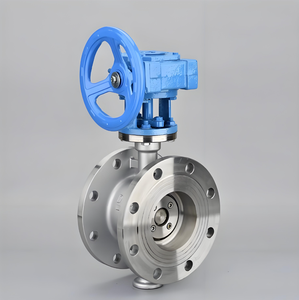 Dn100 <span class=keywords><strong>Wafer</strong></span> loại thép không gỉ bướm mặt bích Van hướng dẫn sử dụng điện nhiệt độ cao cho nước dầu khí góc sản xuất tại Trung Quốc - Product Image 6