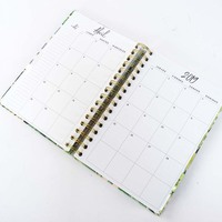 Venta caliente personalizada A5 diario de flores planificador diario con página de impresión colorida