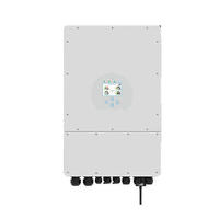 Batterie de stockage d'énergie au sol SMS 51.2V 5KWh 10KWh 15kWh, système domestique hors réseau à silicium monocristallin, lithium-ion MPPT