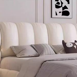 Meubles de chambre à coucher modernes, lit fonctionnel, lits doubles en bois, designs de meubles - Product Image 3