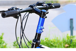 Extensor de manillar de aluminio para bicicleta de montaña, adaptador elevador de horquilla, extensor de manillar. - Product Image 4