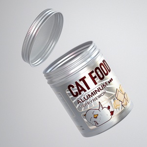 Conteneur de stockage hermétique en aluminium de qualité alimentaire pour aliments secs et lyophilisés pour chiens et chats, friandises pour animaux de compagnie - Product Image 4